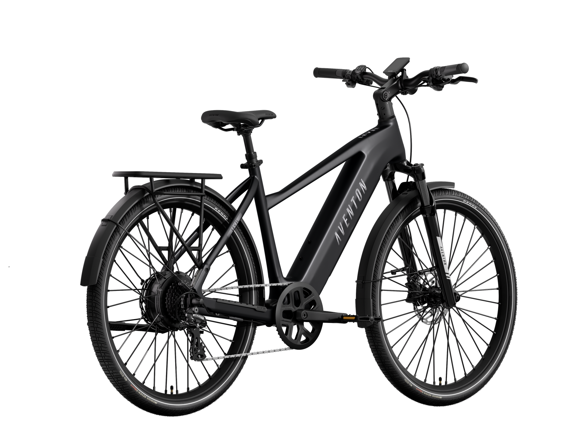 Aventon Level.4 Step-Over commuter electric bike in Matte Black at JACS e-Bikes Minnesota