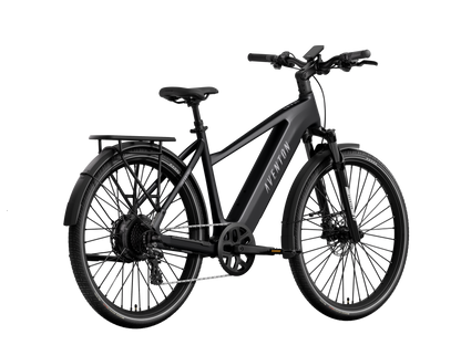 Aventon Level.4 Step-Over commuter electric bike in Matte Black at JACS e-Bikes Minnesota