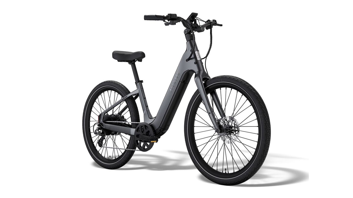 Aventon Pace 5 Step-Through electric bike in Anvil at JACS e-Bikes Minnesota