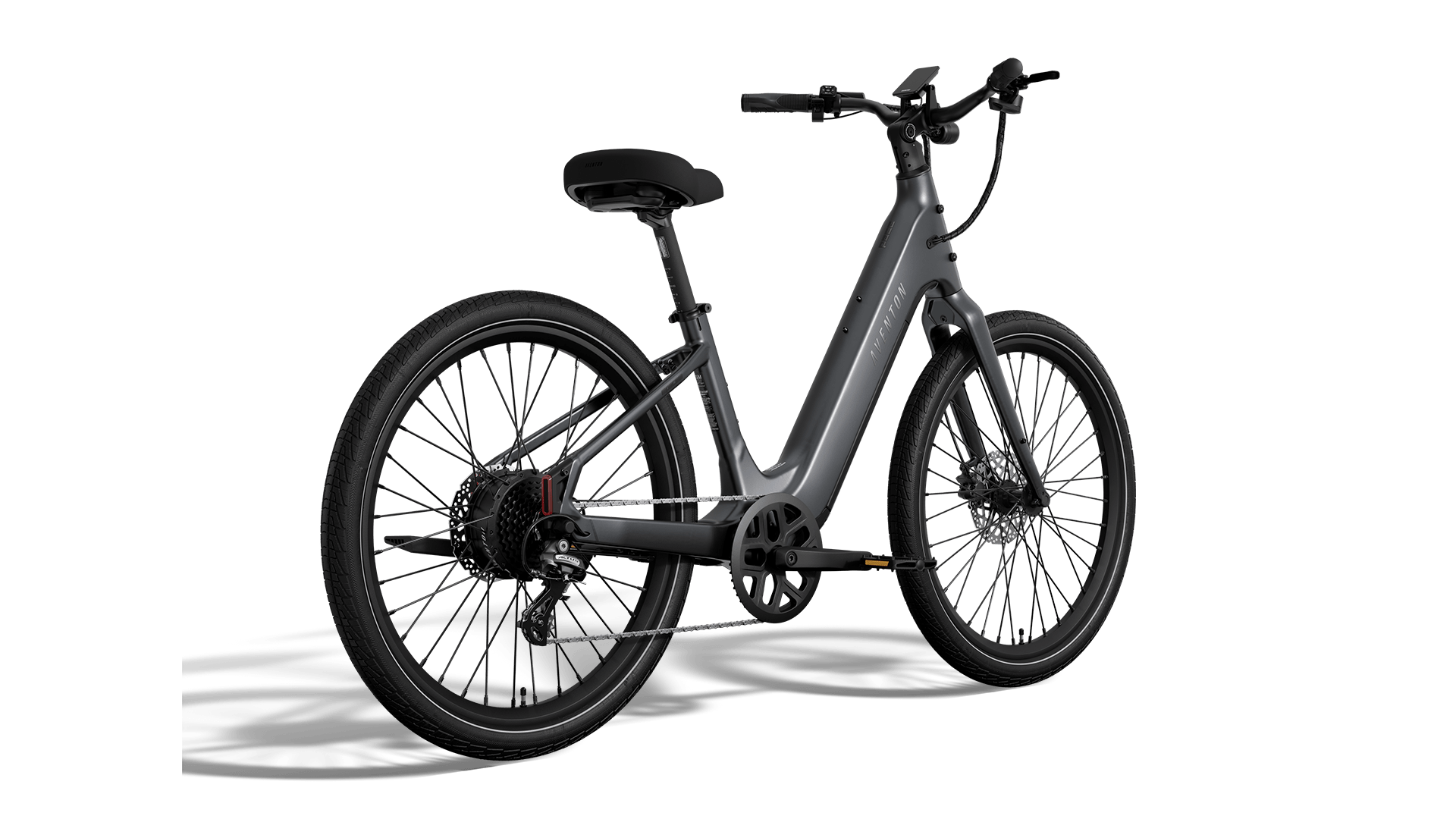 Aventon Pace 5 Step-Through electric bike in Anvil at JACS e-Bikes Minnesota