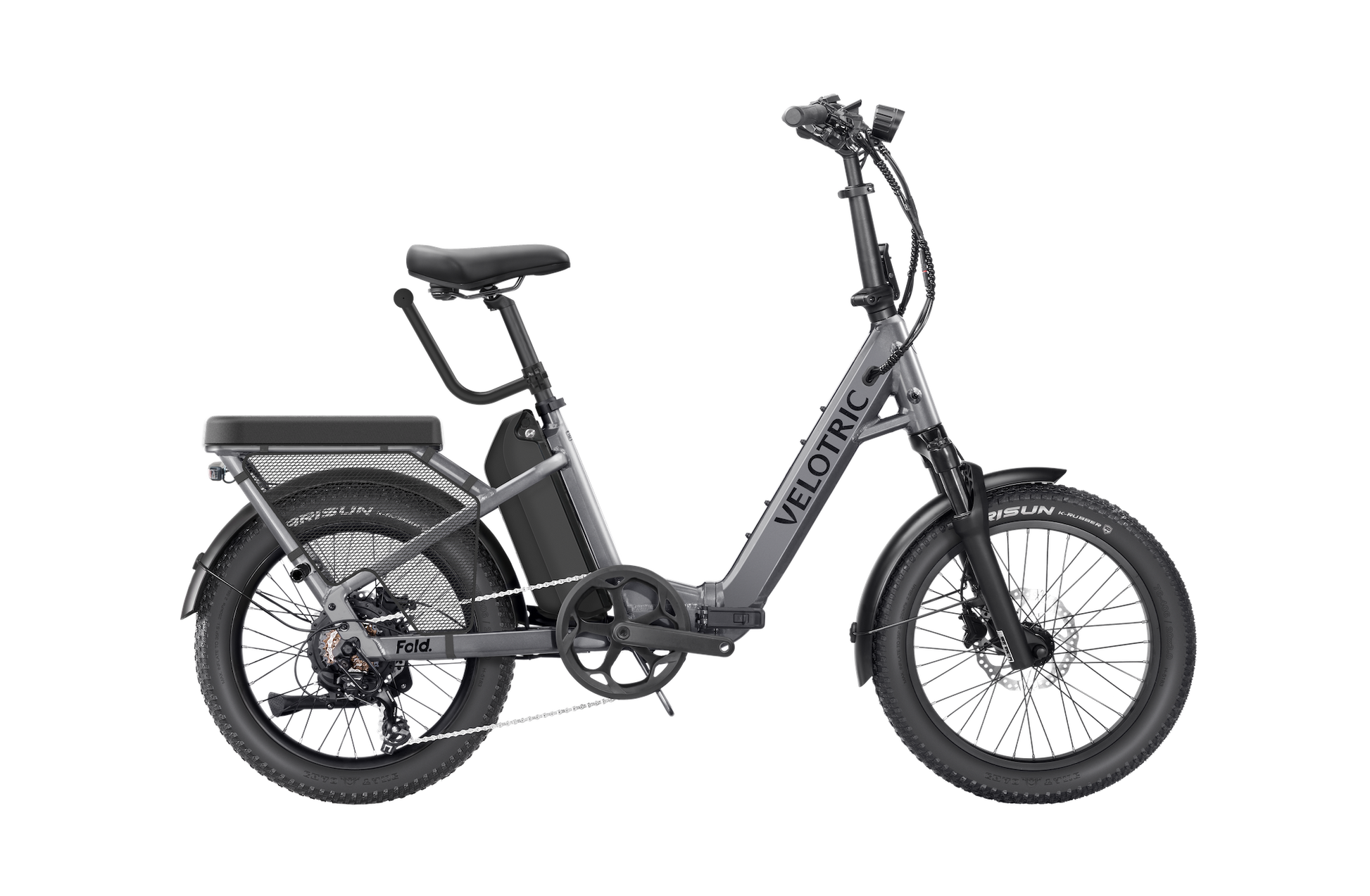 Velotric Fold 1 Plus Folding Ebike – Portable Electric Bike, Stone Gray Velotric Fold 1 Plus Folding Ebike – Portable Electric Bike, Stone Gray