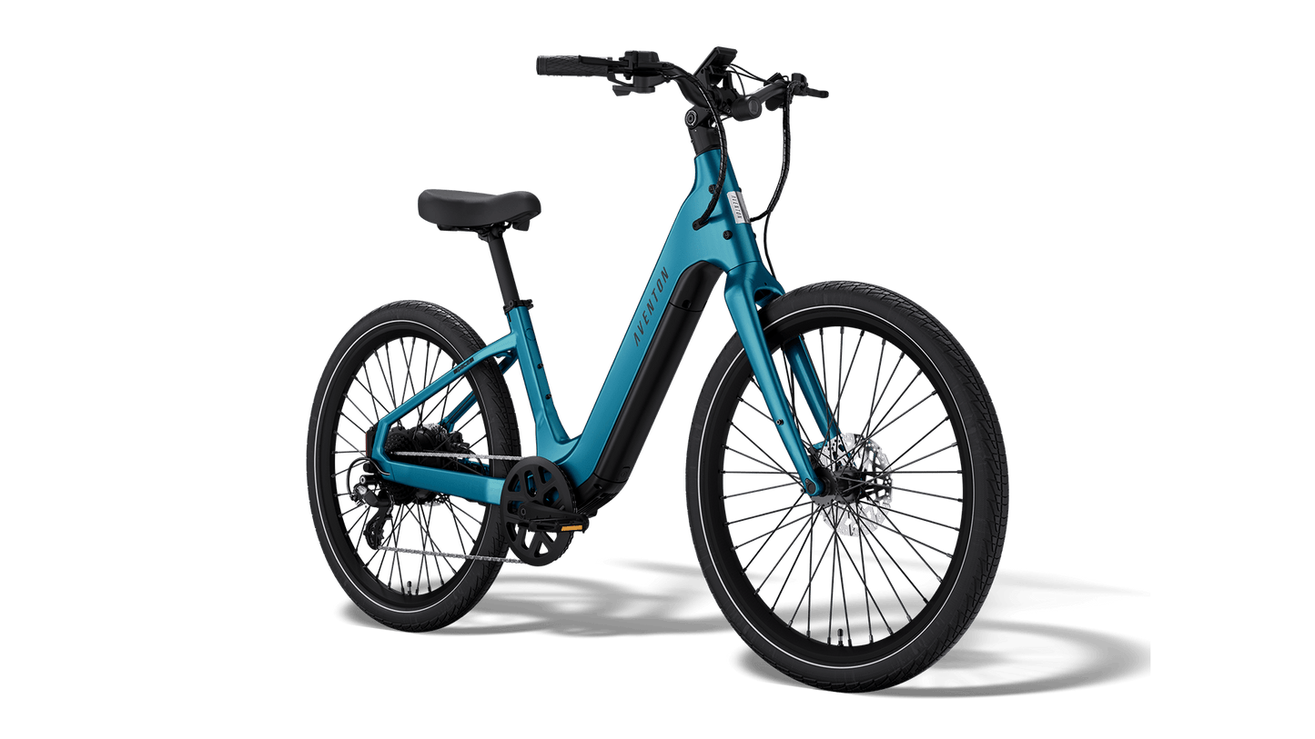 Aventon Pace 5 Step-Through electric bike in Lagoon at JACS e-Bikes Minnesota
