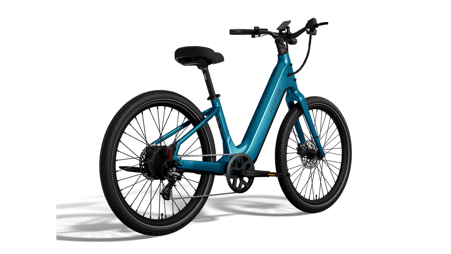Aventon Pace 5 Step-Through electric bike in Lagoon at JACS e-Bikes Minnesota