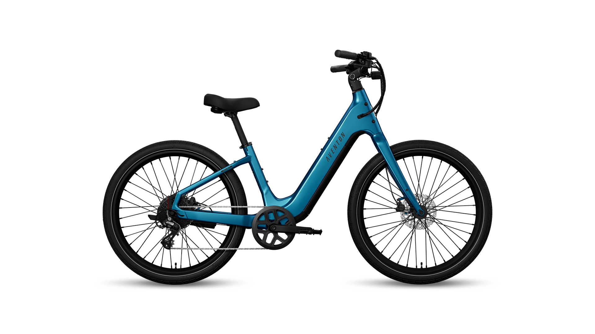 Aventon Pace 5 Step-Through electric bike in Lagoon at JACS e-Bikes Minnesota