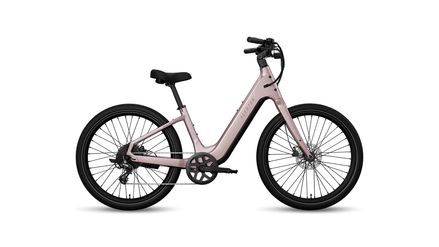 Aventon Pace 5 Step-Through electric bike in Sakura at JACS e-Bikes Minnesota