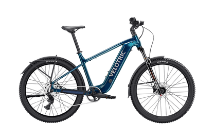 Velotric Summit 2 Ocean Blue e-bike right side profile with Kenda tires — JACS e-Bikes Minnesota