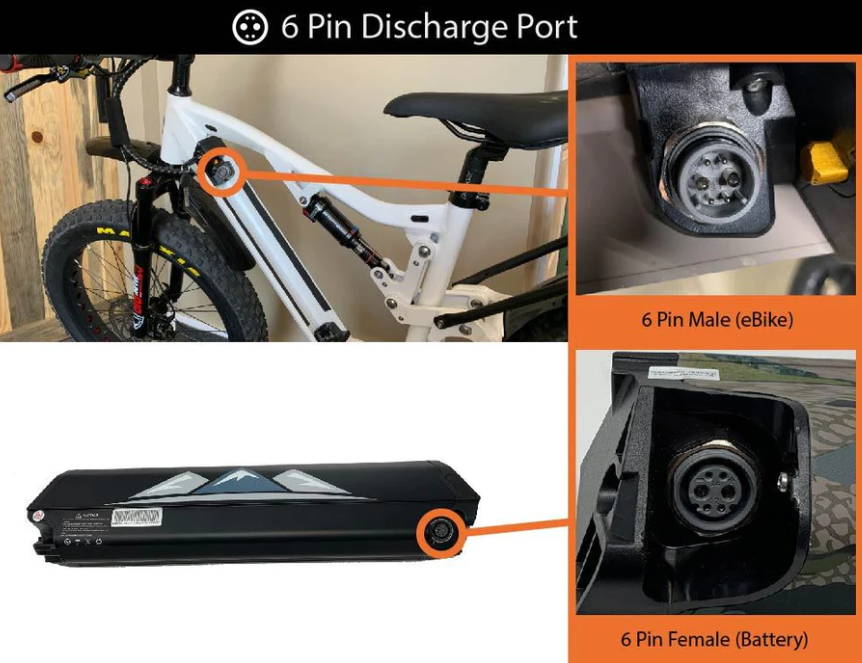 25ah Fat Tire eBike Battery *Matte Black Only*