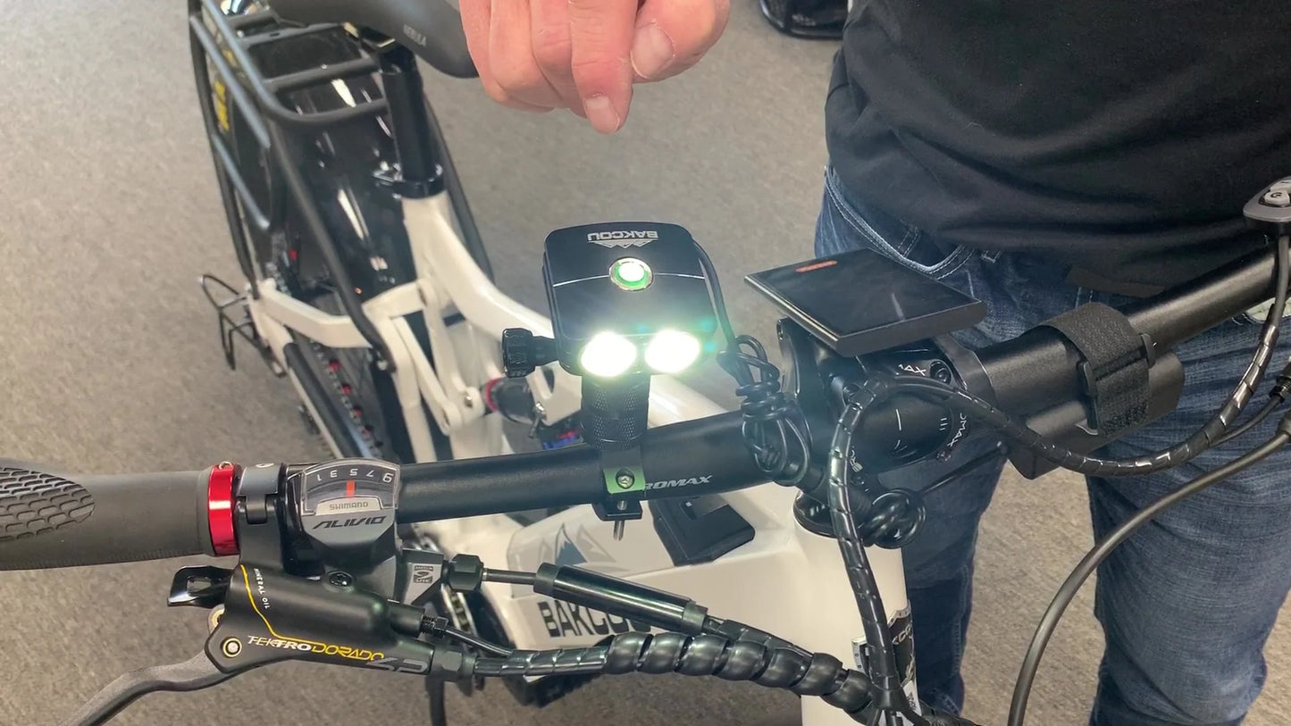 2200 Lumen GoPro Mount Electric Bike Headlight